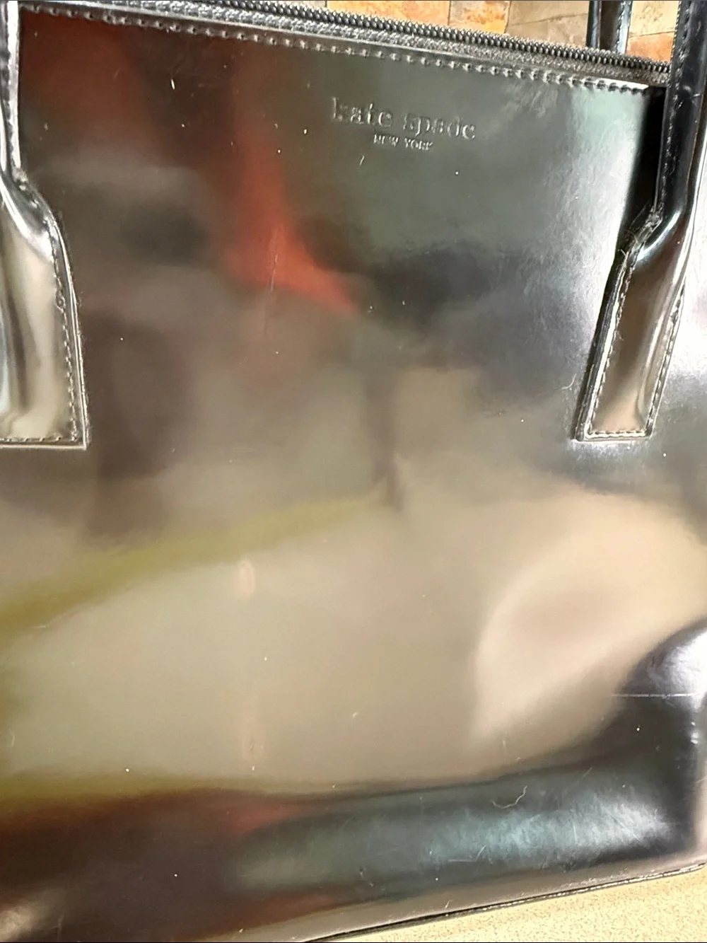 kate spade Black Patent Leather Shoulder Bag